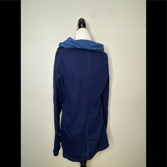 Ibex Women’s Dyad Merino Wool Cowl-neck Sweater - Picture 3 of 8